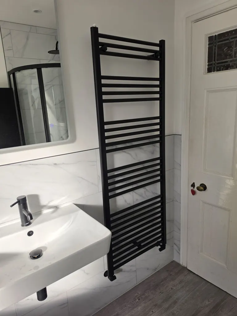 Bathroom refit with black fittings – Bathrooms