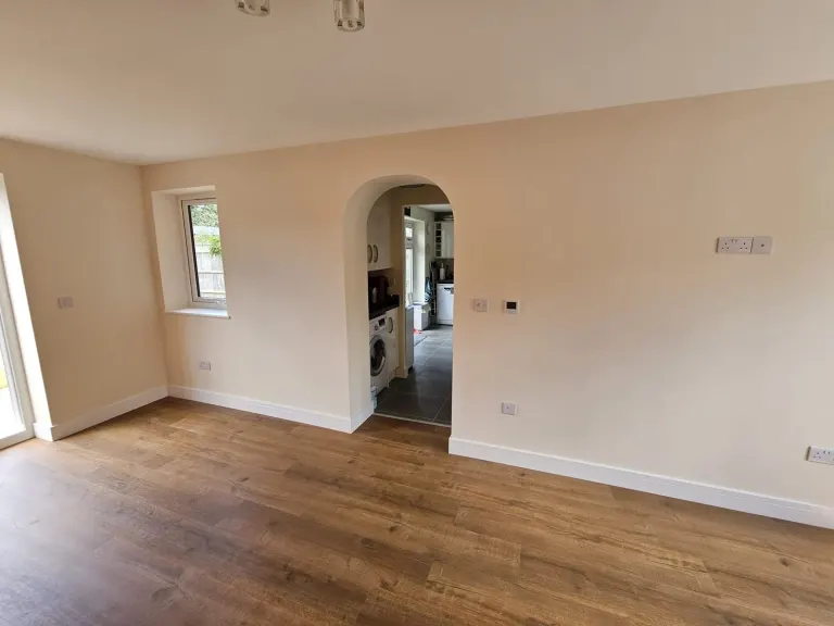 Garage converted to a living room – Refurbishment