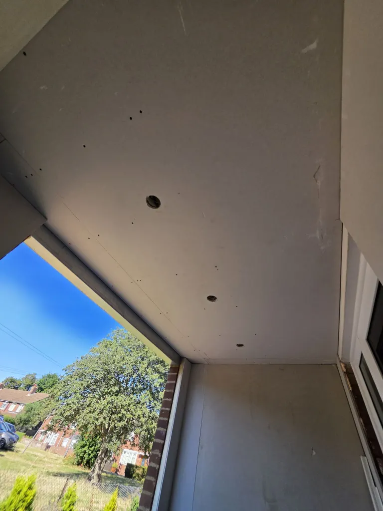 New brick porch – Building work