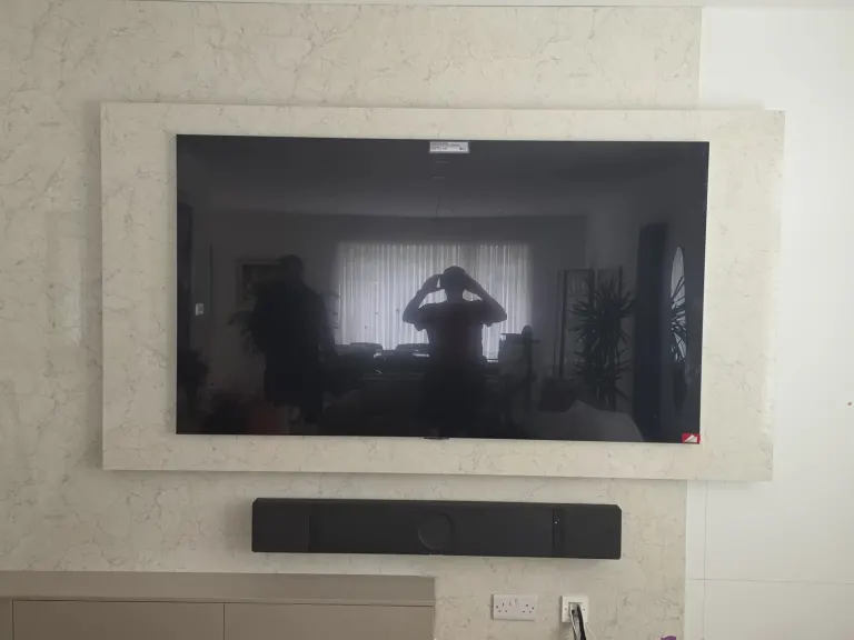 Panelled TV wall – Refurbishment